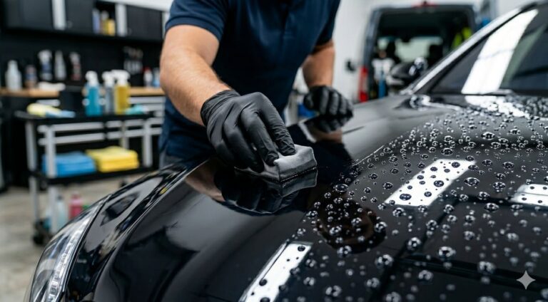 Ceramic coating car